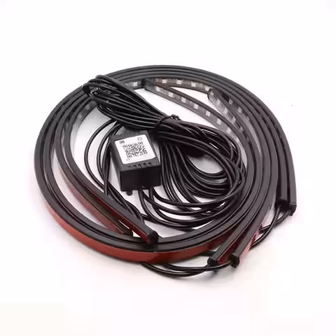 Multifärgad LED-belysning för bil