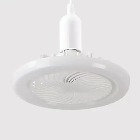 Ventilator de tavan cu bec LED reglabil între lumină caldă, albă și naturală