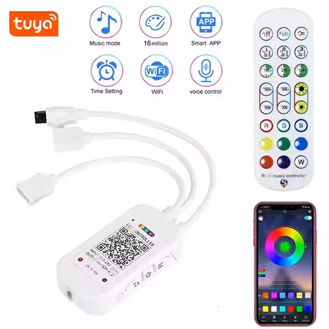 Reglare a intensității luminii prin WiFi pentru benzi RGB