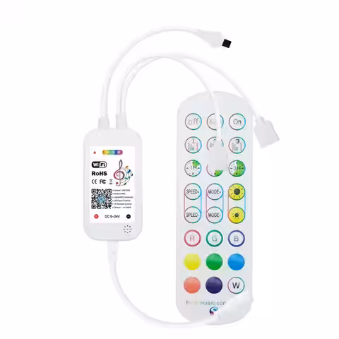 Control complet prin aplicație și telecomandă pentru iluminat personalizat