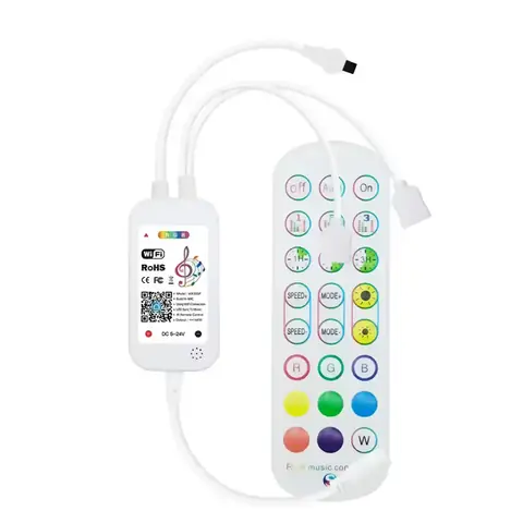 Control complet prin aplicație și telecomandă pentru iluminat personalizat