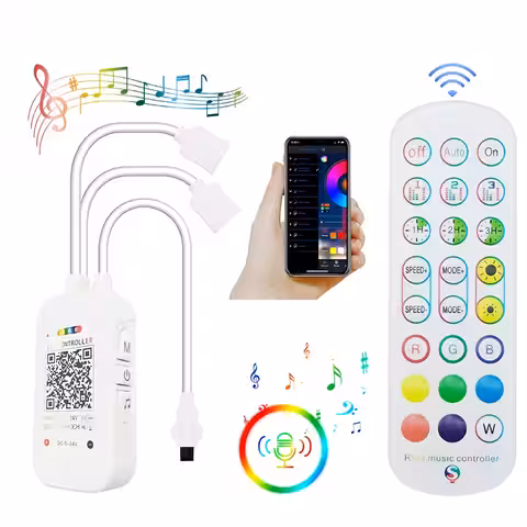 Dispozitiv compatibil Alexa și Google Assistant pentru control vocal