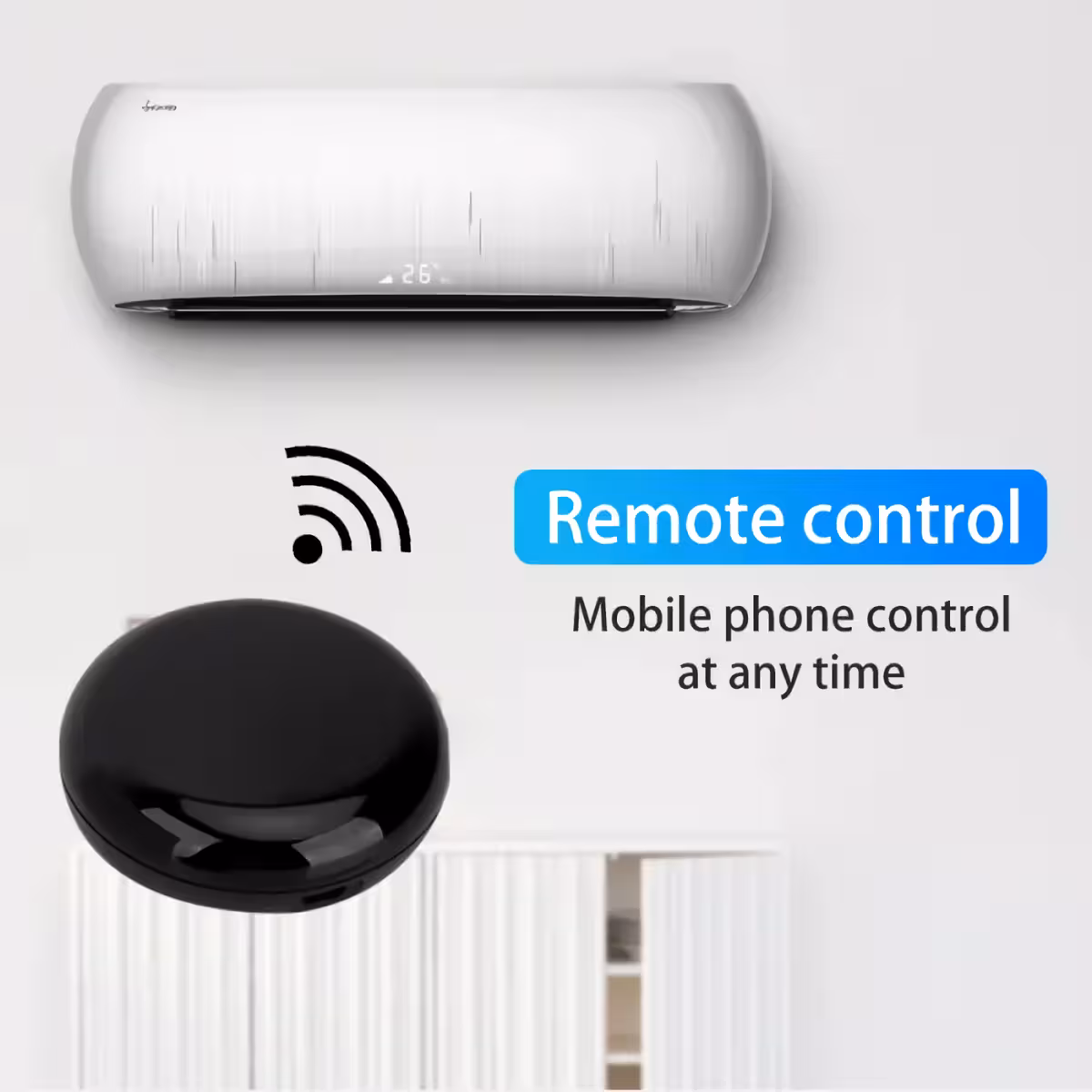 Telecomandă smart pentru reglarea temperaturii Telecomandă inteligentă pentru setarea temperaturii aerului condiționat prin telefon