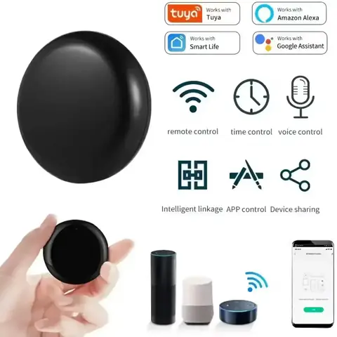 Univerzális intelligens távirányító IR WiFi Tuya TV AC klíma alkalmazás a telefonon