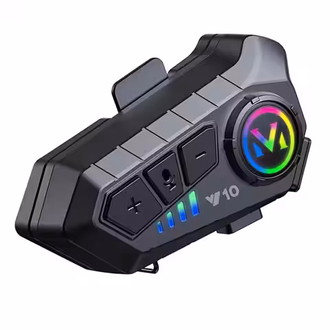 Casca moto cu sistem intercom și baterie de 1000mAh