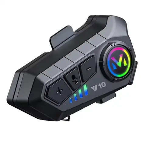 Komunikační systém přilby na motocykl s interkomem s Bluetooth 5.3 1000mAh