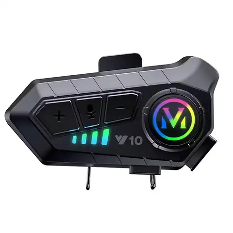 Komunikační systém přilby na motocykl s interkomem s Bluetooth 5.3 1000mAh