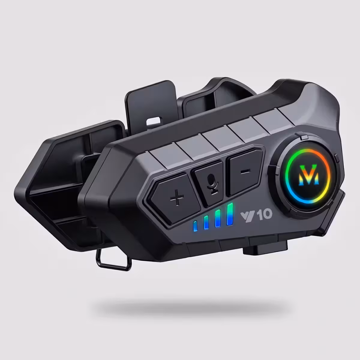 Sistem intercom casca moto cu Bluetooth 5.3 Sistem de comunicare Bluetooth 5.3 pentru casca moto