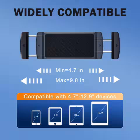 Bilhållare, stabilt fäste på ventilationsgaller, för 12-tums surfplatta