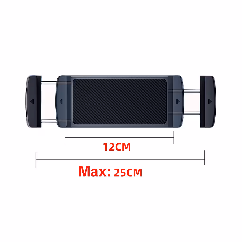 Suport flexibil pentru tabletă auto pe grilă Suport auto flexibil, se adaptează la diferite dimensiuni de tablete