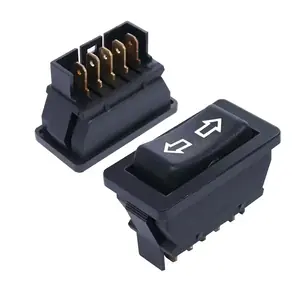 Buton comutator basculant 3 poziții cu revenire pentru motor curent continuu
