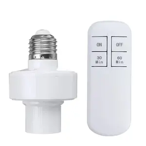 Dulie fasung cu soclu E27 și telecomandă pentru control iluminat