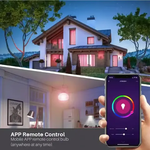 WiFi Smart RGB Tuya Vícebarevná LED žárovka