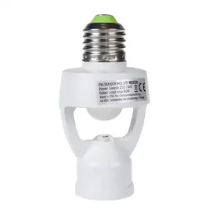 Fasung bec cu senzor crepuscular și temporizator pentru iluminare automată