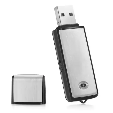 Špionážní mikrofon na USB stick 16GB - 160 hodin záznamu