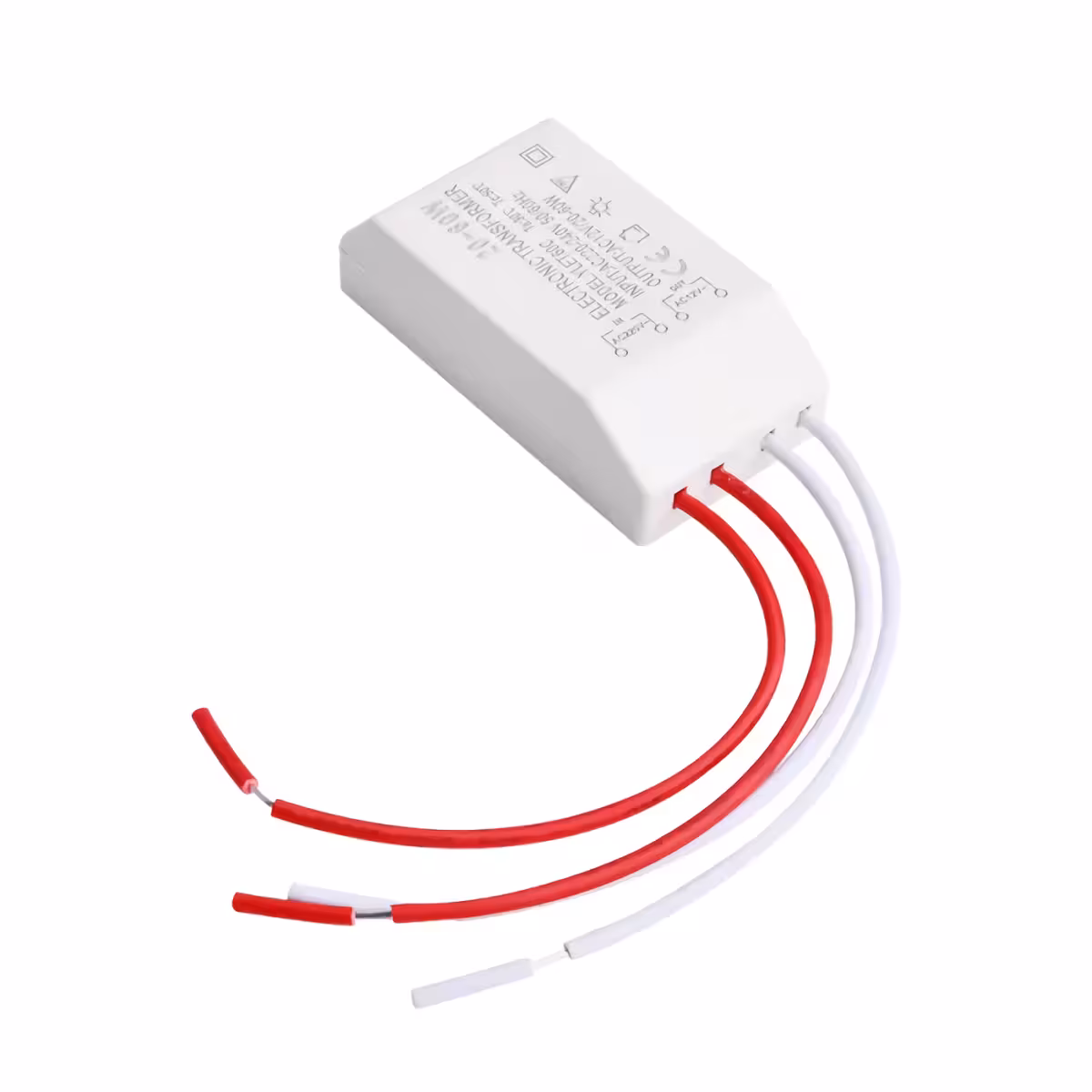 Transformator tensiune redusă 12V AC Transformator pentru lampi halogen cu tensiune redusă 12V AC