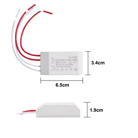 Transzformátor 230V AC 12V AC váltóáram adapter