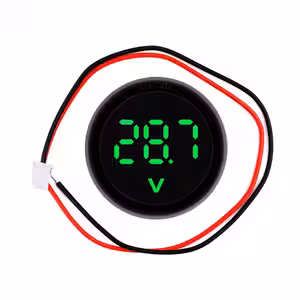 Voltmetru digital pentru baterie auto, afișaj LED verde