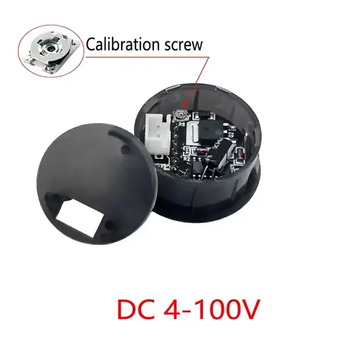 Digitální autobateriový voltmetr 12V elektronický stejnosměrný proud 4-100V DC