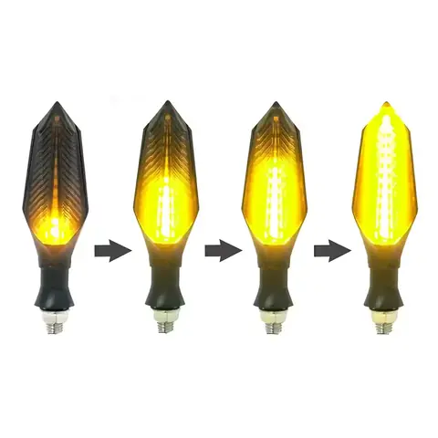 Semnalizări dinamice cu LED-uri Semnalizatoare dinamice portocalii pentru scuter electric