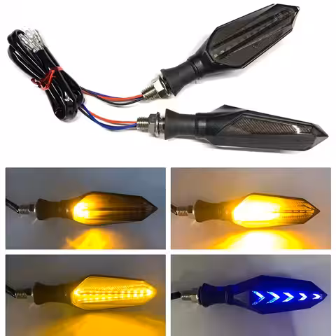 Blinkers med rörligt ljus för elscootrar