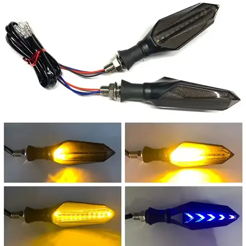 Semnalizări cu efect flux continuu Semnalizatoare cu lumina în mișcare pentru scutere electrice