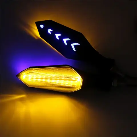 Semnalizări LED portocalii Semnalizatoare portocalii pentru trotinetă și motocicletă