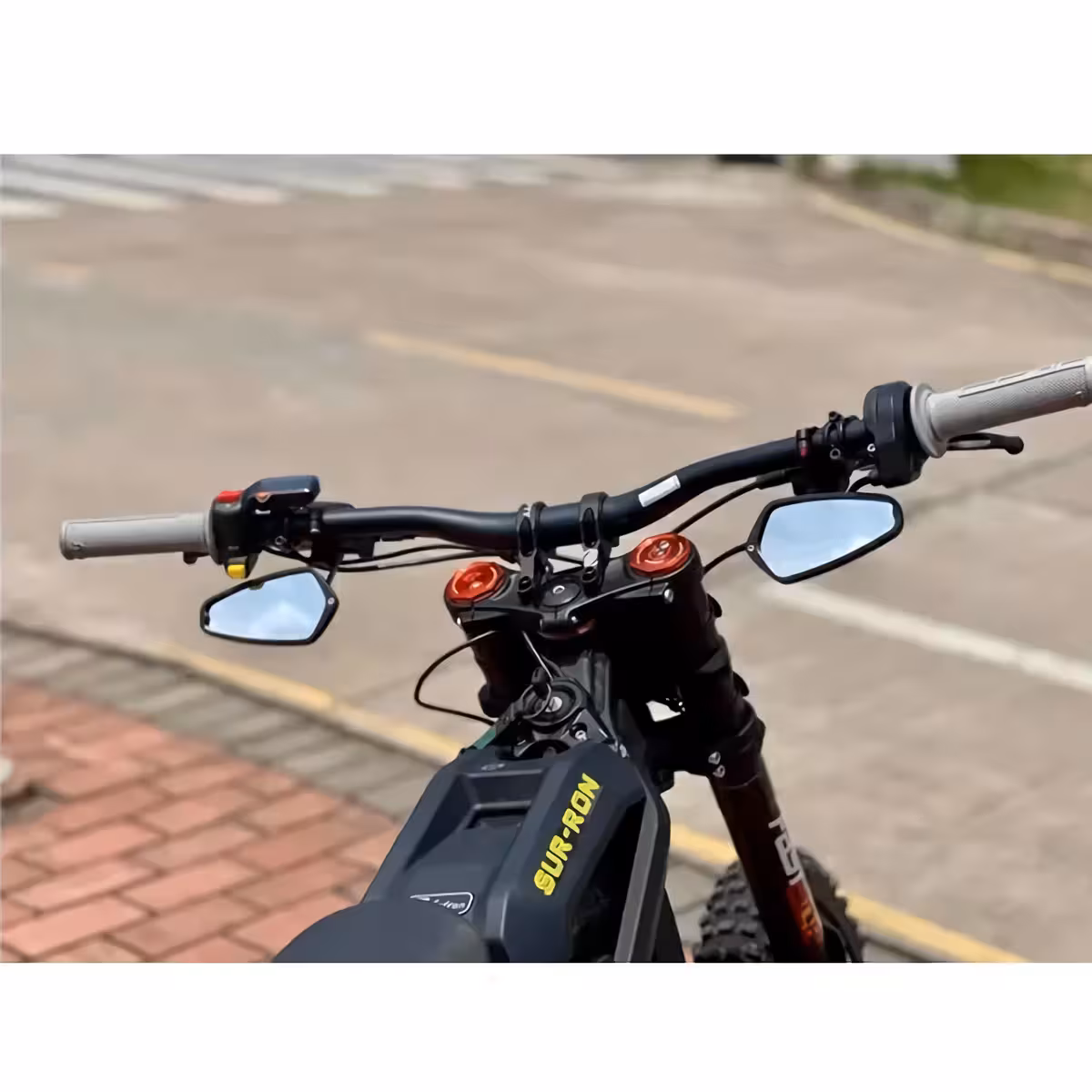 Oglinzi MTB montate pe ghidon Oglinzi pentru biciclete de munte, ușor de instalat
