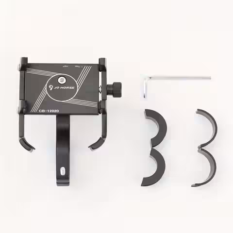 Telefonhållare med stötdämpning för elcyklar och scooters