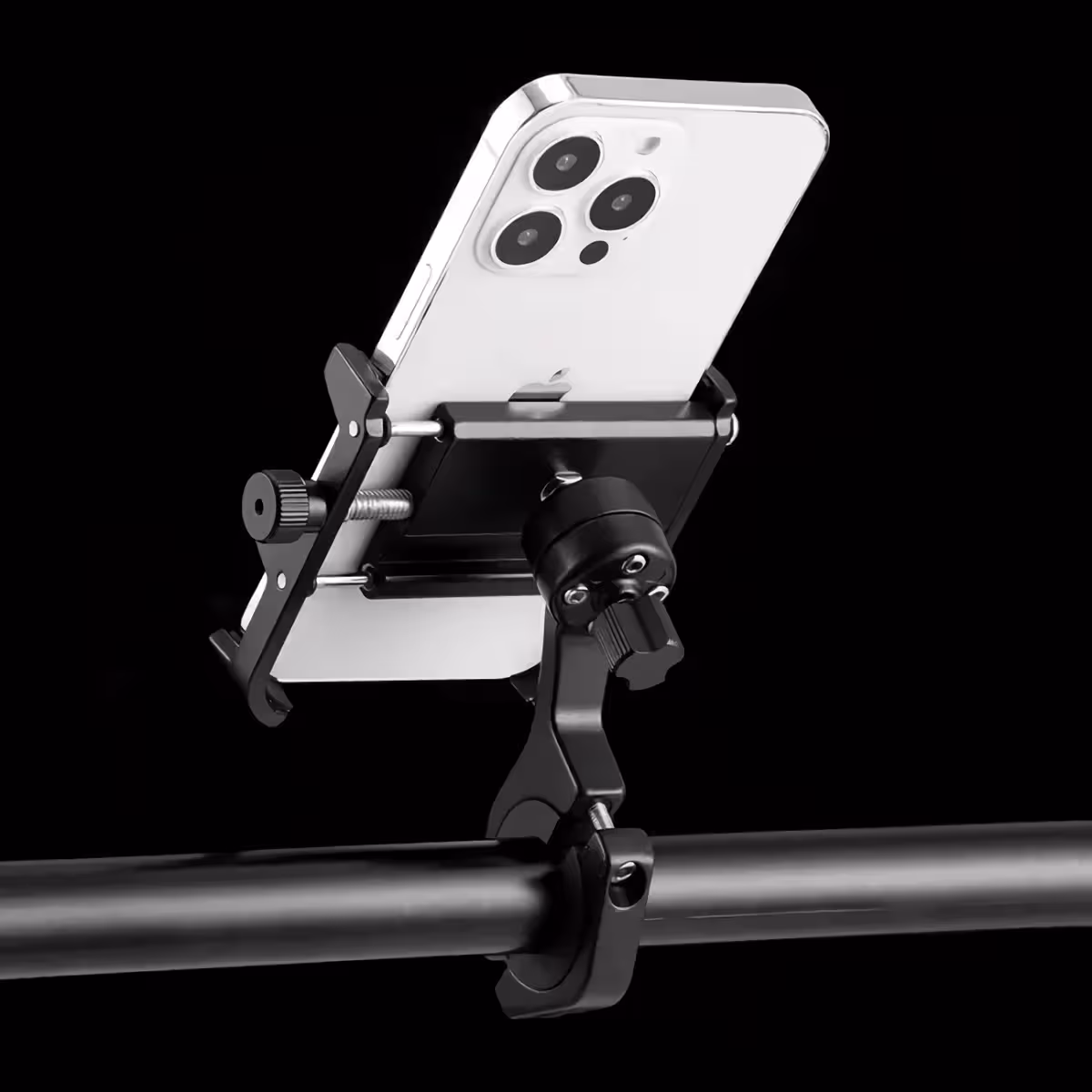 Suport telefon pentru MTB cu protecție la vibrații Ideal pentru ciclism montan, protejează telefonul în timpul traseelor dure