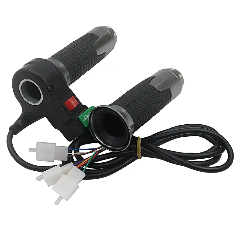 Manetă cu 3 trepte de viteză montabilă pe ghidon