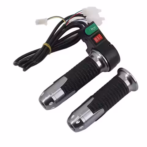 Manetă 3 viteze pentru bicicletă electrică Mâner acceleratie cu selector 3 trepte pentru bicicletă electrică