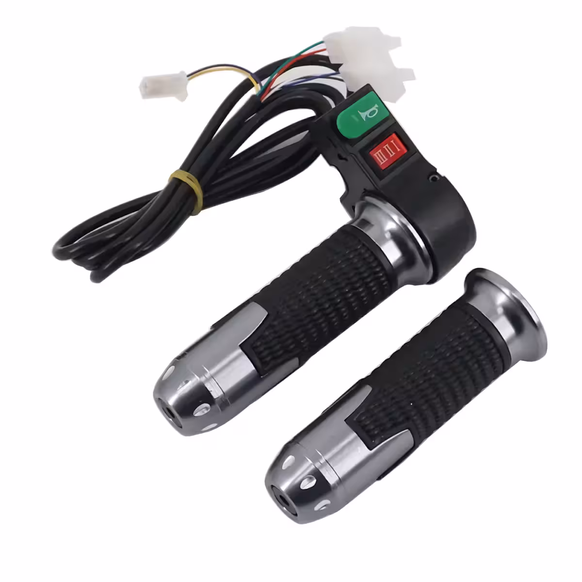 Manetă 3 viteze pentru bicicletă electrică Mâner acceleratie cu selector 3 trepte pentru bicicletă electrică