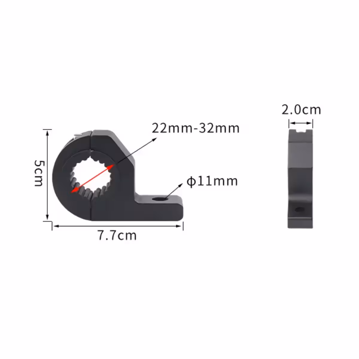 Cleme prindere accesorii bicicletă Cleme multifuncționale pentru prindere accesorii