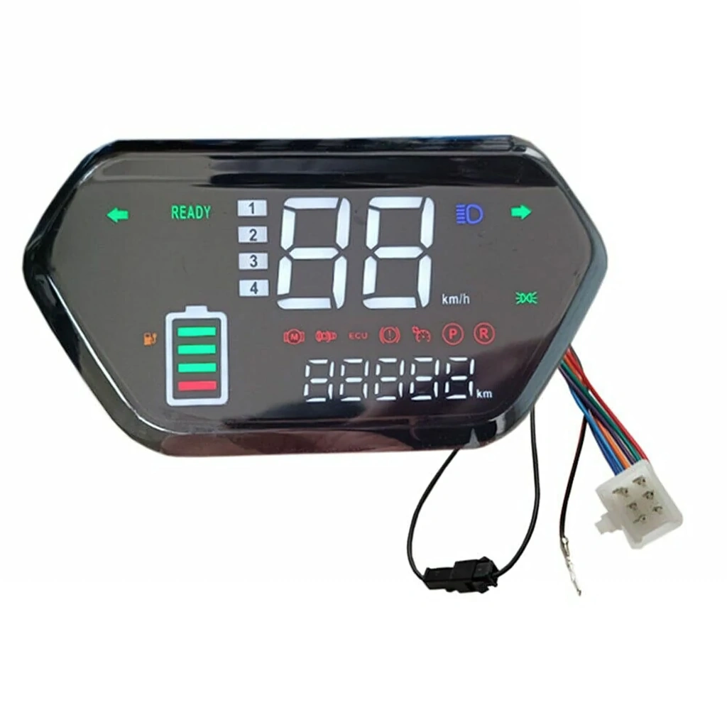 Display Digital LCD Bord pentru Trotinetă, Bicicletă, Scuter Electric, Harley și CityCoco – Compatibil 48V, 60V, 72V