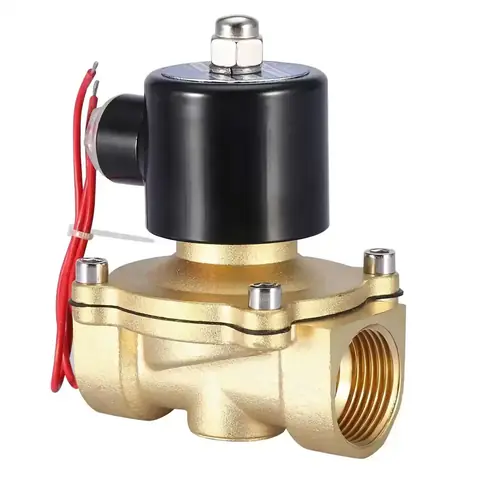 Electrovalvă electromagnetică pentru controlul fluxului de apă.
