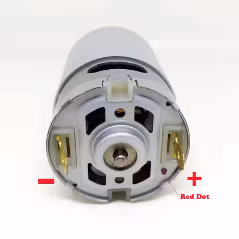 DC-motor RS-550 med tekniska specifikationer i detalj