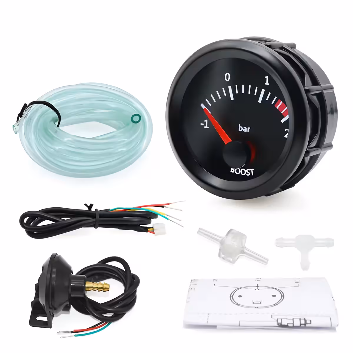 Cablu și conexiuni ceas boost Detaliu cabluri și conexiuni electrice pentru ceasul boost.