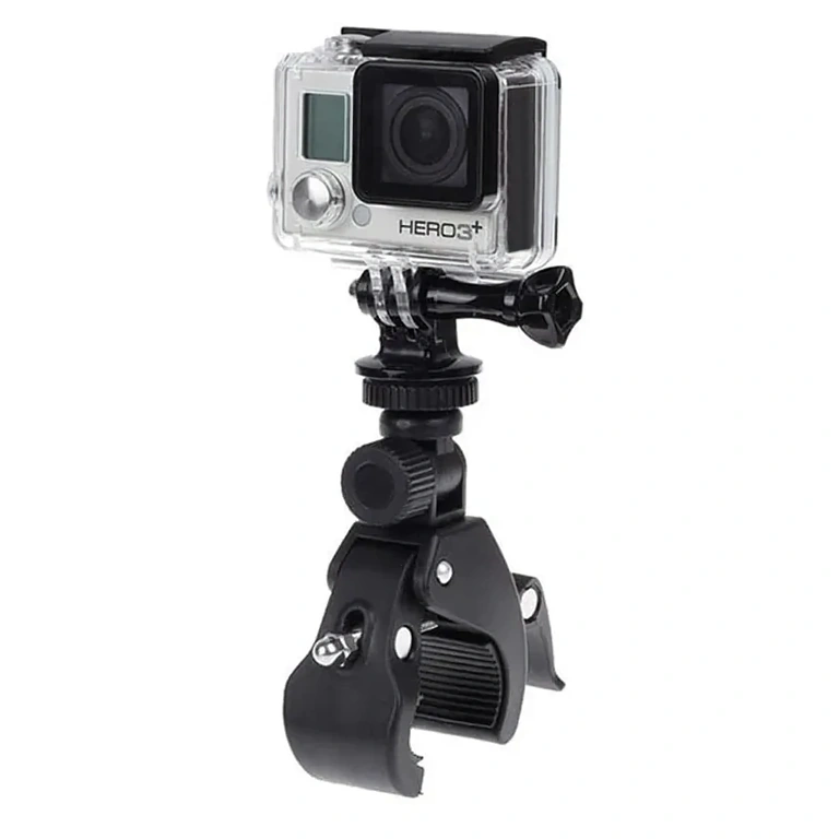 Стойка за монтаж на GoPro на кормилото на велосипед, сигурно и стабилно закрепване