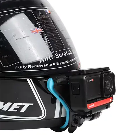 Suport robust pentru prindere GoPro pe casca moto Suport de prindere robust pentru camera GoPro pe casca de motocicletă