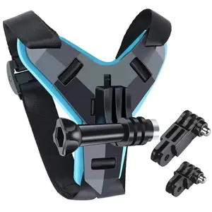 Suport cu eliberare rapidă pentru montarea camerei pe casca moto