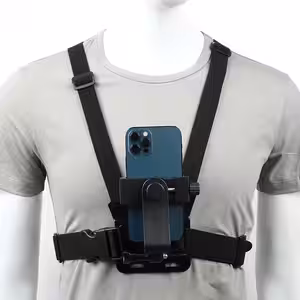 Suport ham piept compatibil cu telefoane și camere GoPro