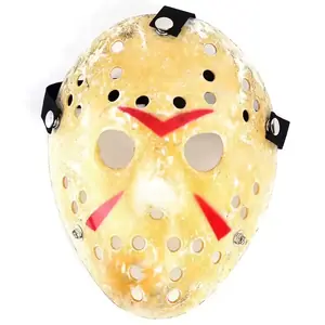 Masca clasică de hochei a lui Jason Voorhees, detaliu PVC
