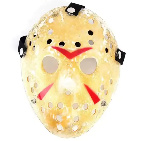 Masca clasică de hochei a lui Jason Voorhees, detaliu PVC