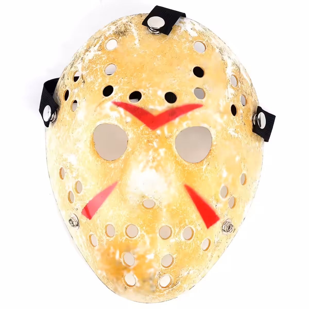 Masca clasică de hochei a lui Jason Voorhees, detaliu PVC