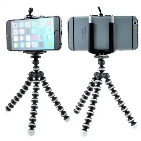 FLEXIBILNÍ STATIV s držákem pro TELEFON fotoaparát videokameru DSLR Samsung iPhone