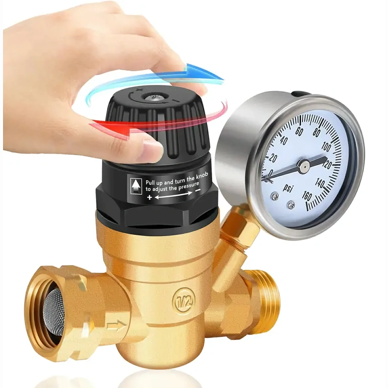 Регулиращ вентил за контрол на водното налягане в домашни и индустриални инсталации