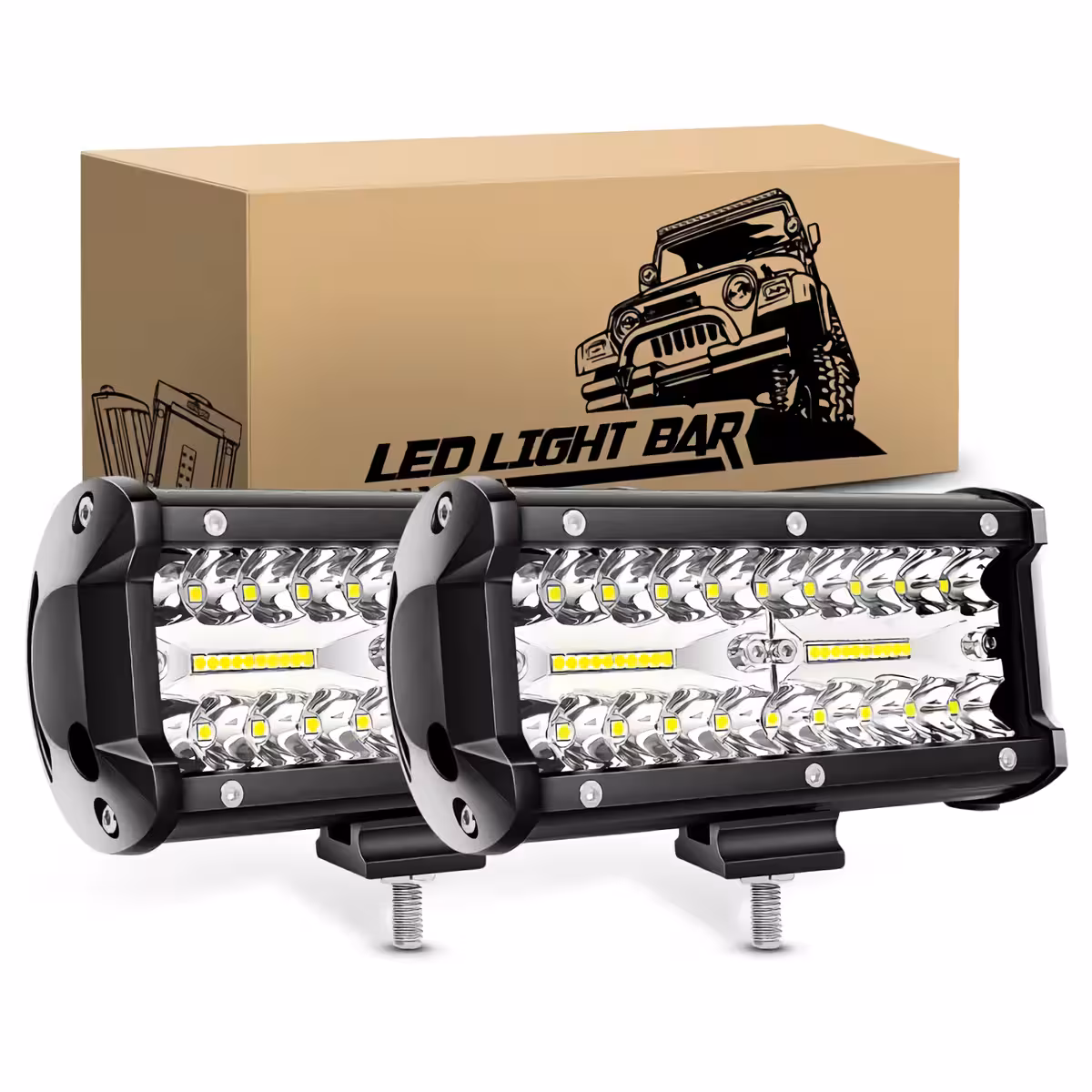 Set două LED BAR pentru ATV Set de două proiectoare LED puternice pentru ATV, iluminare eficientă și durabilă