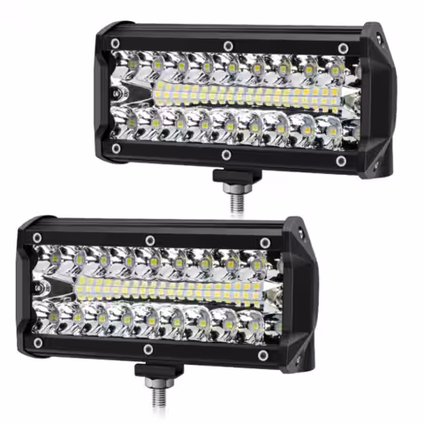 Set med 2 LED BAR-lampor 240 W, 24 000 lm, IP68 för ATV, bil, traktor
