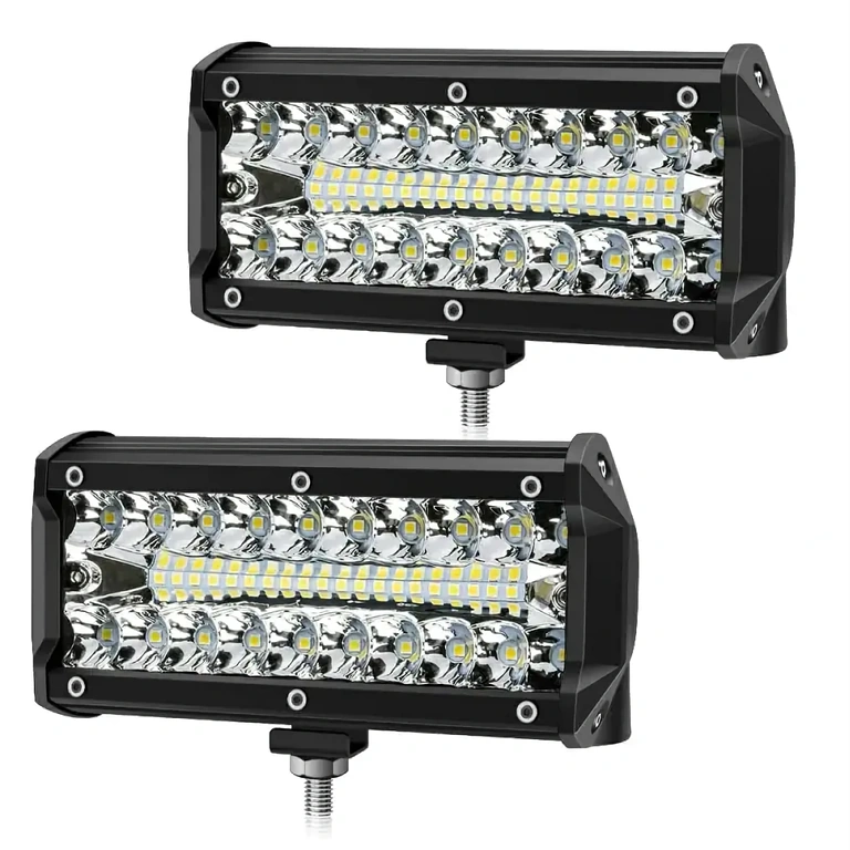 Комплект от 2 LED прожектора BAR 240 W, 24000 lm, IP68 за ATV, автомобил, трактор